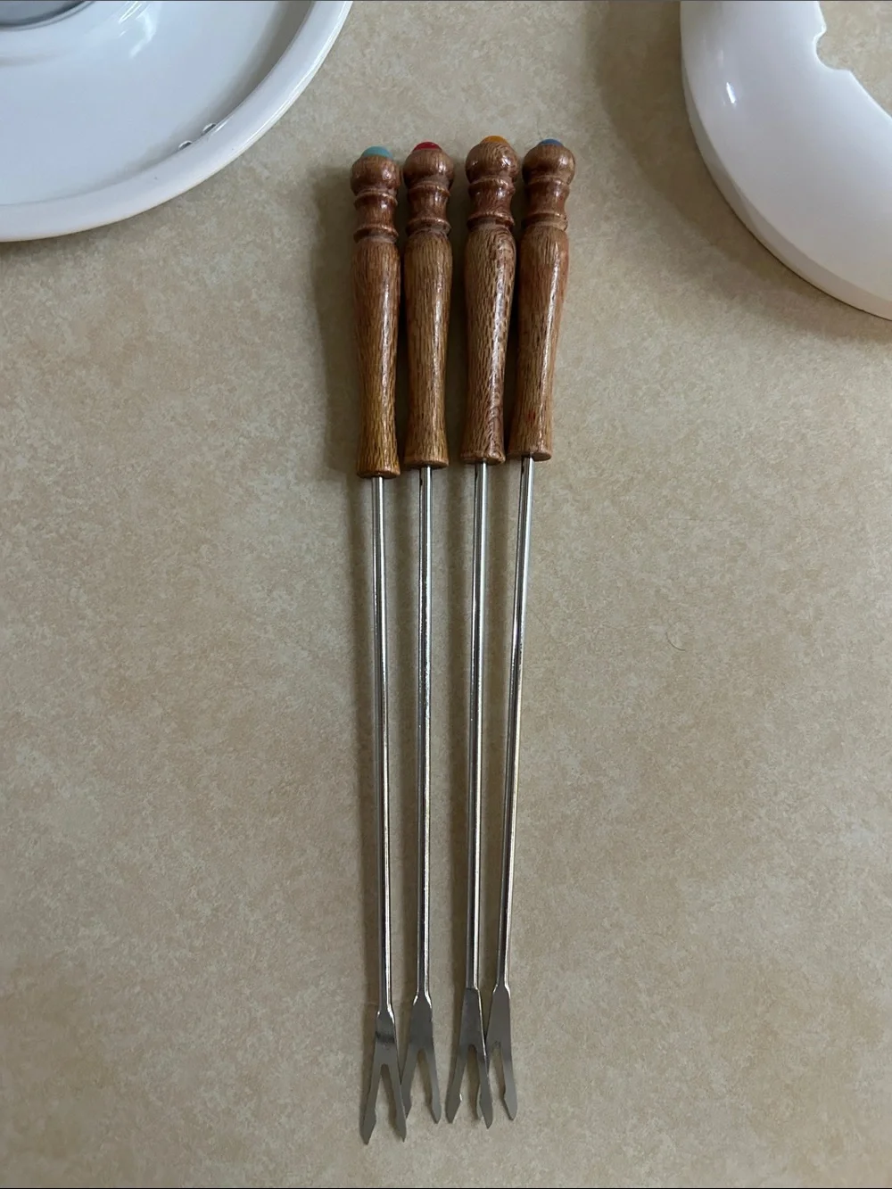 Crate and Barrel Fondue Set for 4
